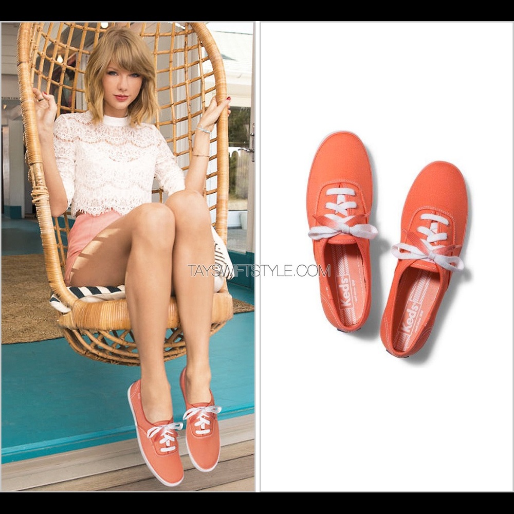 KEDS - Coral KEDS As Worn By Taylor Swift for Campaign